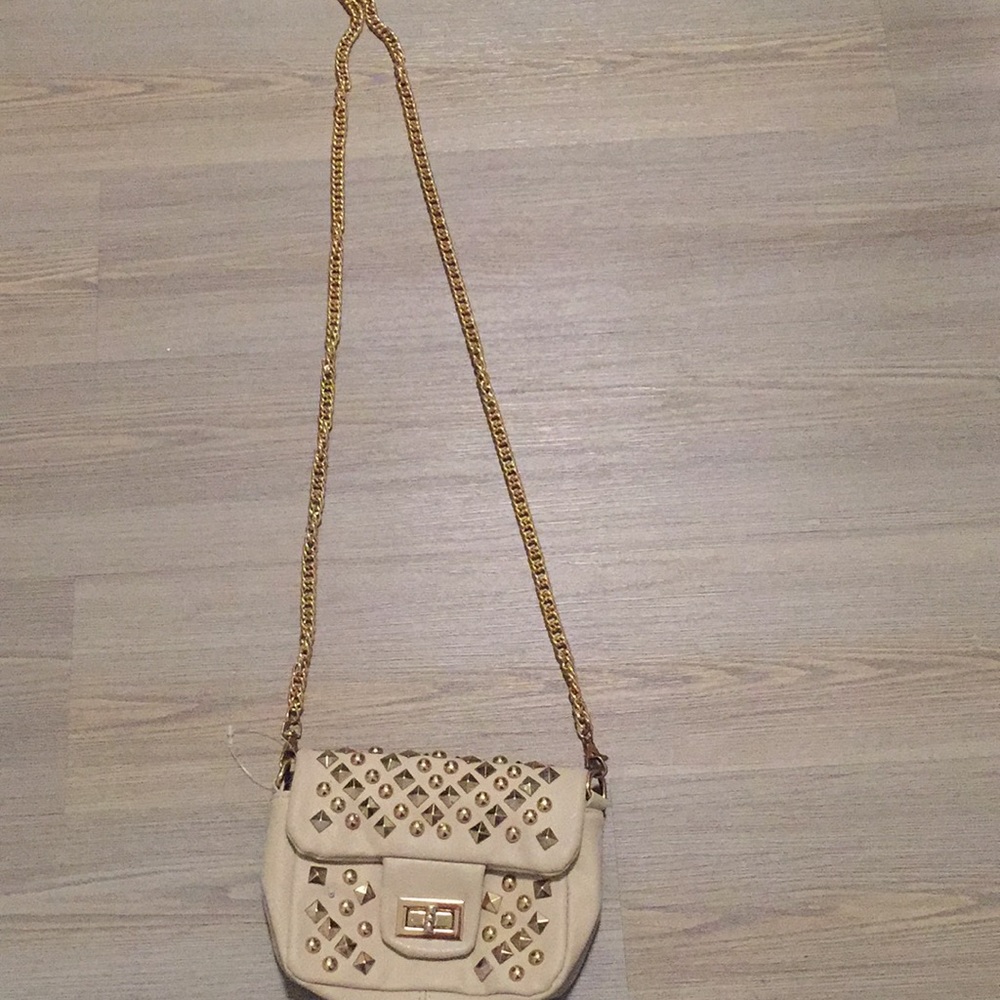 Gold studded crossbody